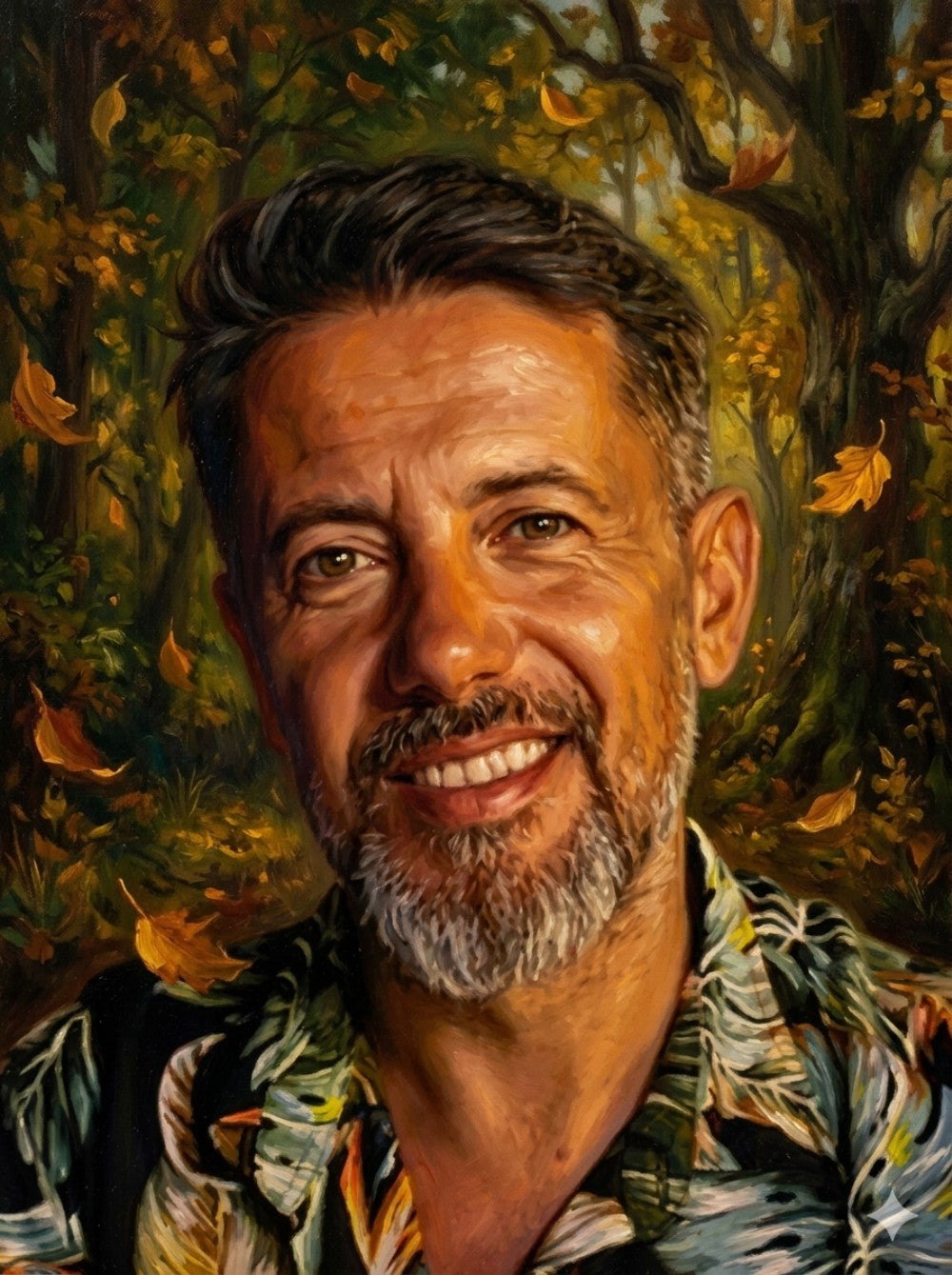 Imitation Portraits – Oil Painting Autumn