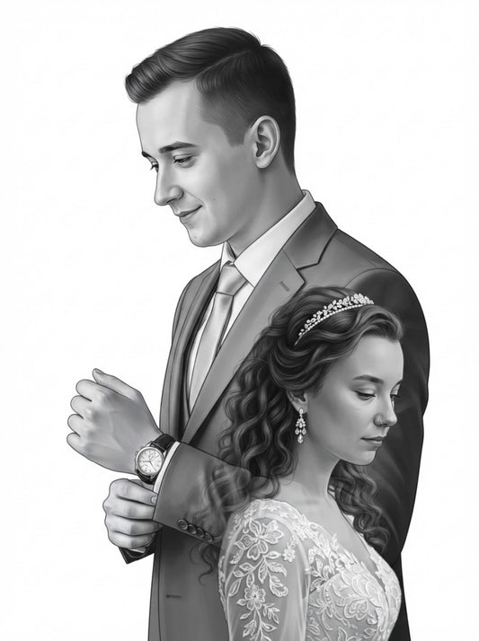 Personalized wedding invitation, with my beloved wife