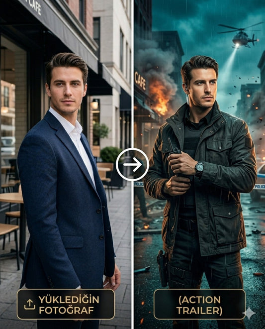 Hollywood Giriş Videosu AI