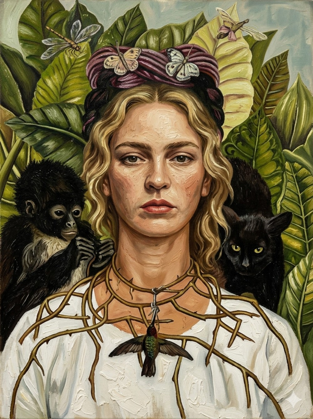 Imitation Portraits – Inspired by Frida Kahlo