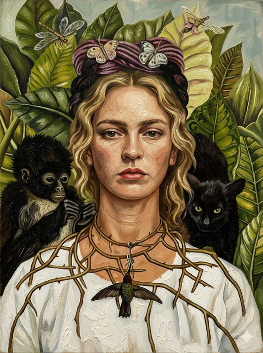 Frida Kahlo tarzı portre oluşturma