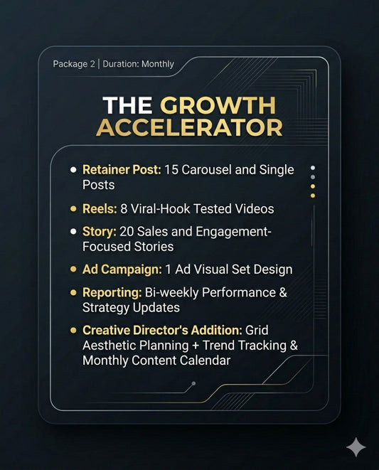 INSTAGRAM MANAGEMENT PACKAGE 2 - The Growth Accelerator
