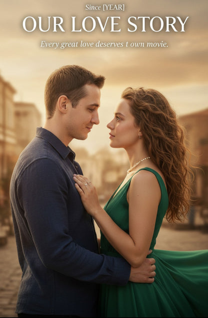 Romantic Portraits Cinematic Poster