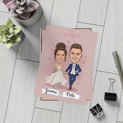 Create a personalized wedding invitation_bridal bouquet