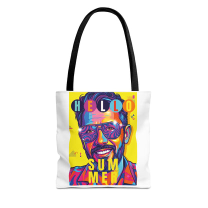 Neo-pop art style personalized Tote Bag for Man(AOP)