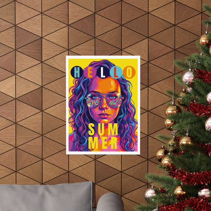 Neo-pop art style personalized Matte Vertical Posters
