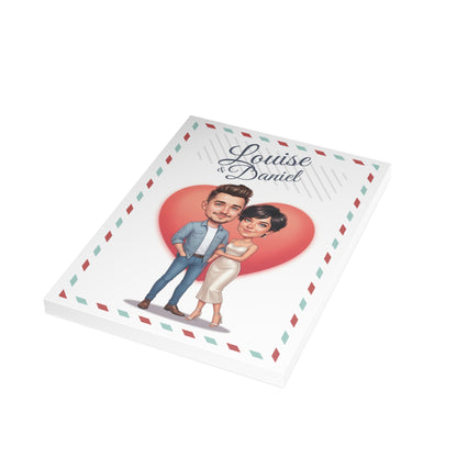 Personalized wedding invitation, I love you from the bottom of my heart
