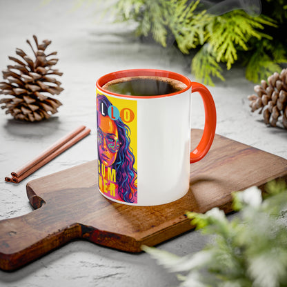Neo-pop art style personalized Colorful Mugs (11oz, 15oz)