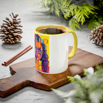 Neo-pop art style personalized Colorful Mugs (11oz, 15oz)