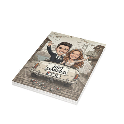 Personalized wedding invitation, Just Married Istanbul
