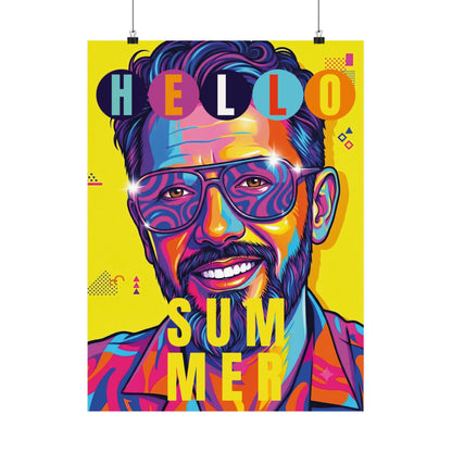 Neo-pop art style personalized Matte Vertical Posters for Man