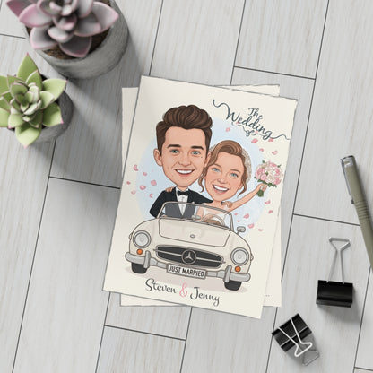 Copy of Create a cartoon wedding invitation