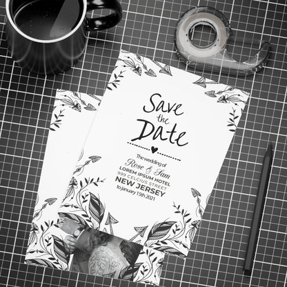 Personalized wedding invitation, with my beloved wife