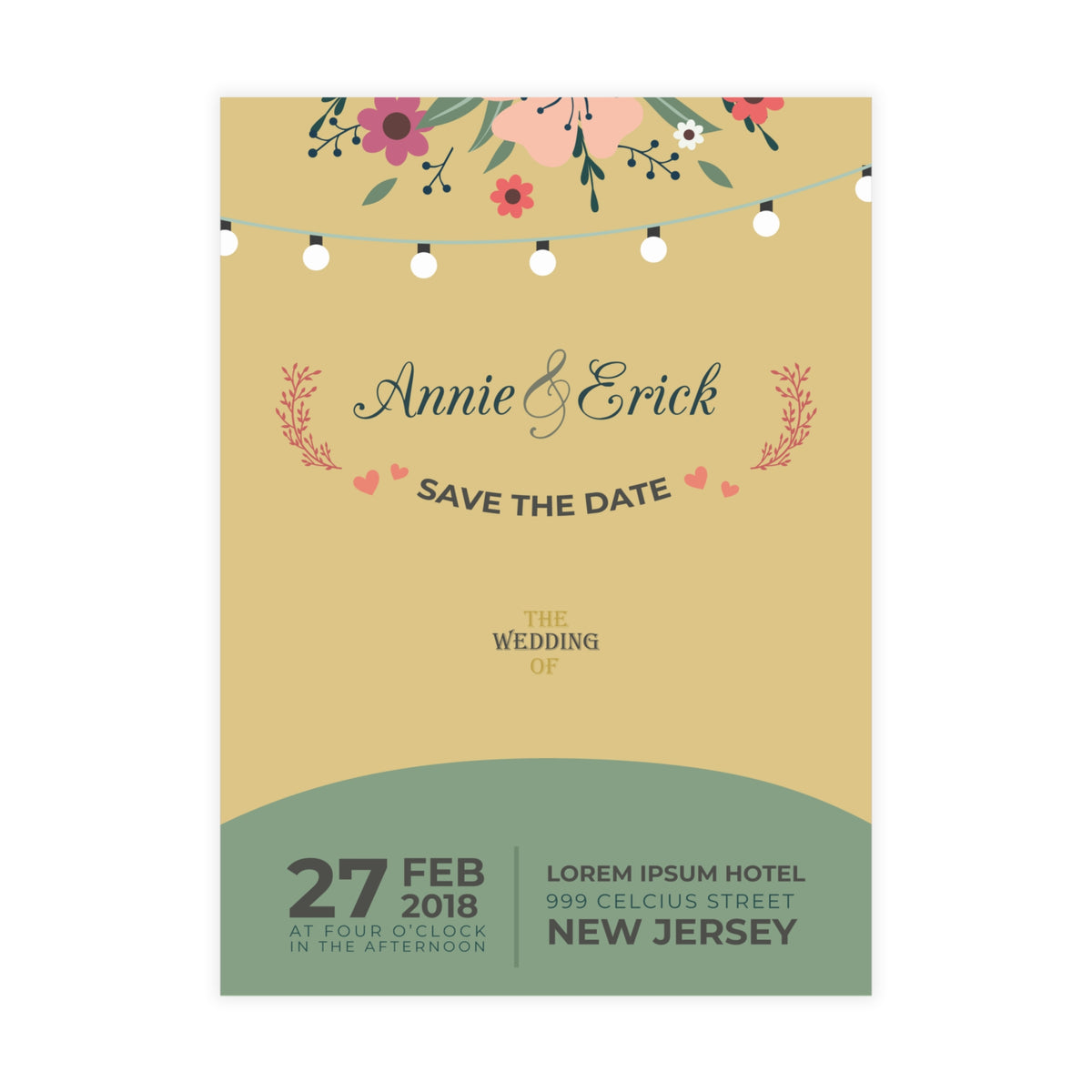 Personalized wedding invitations for a bride and groom who do extreme sports