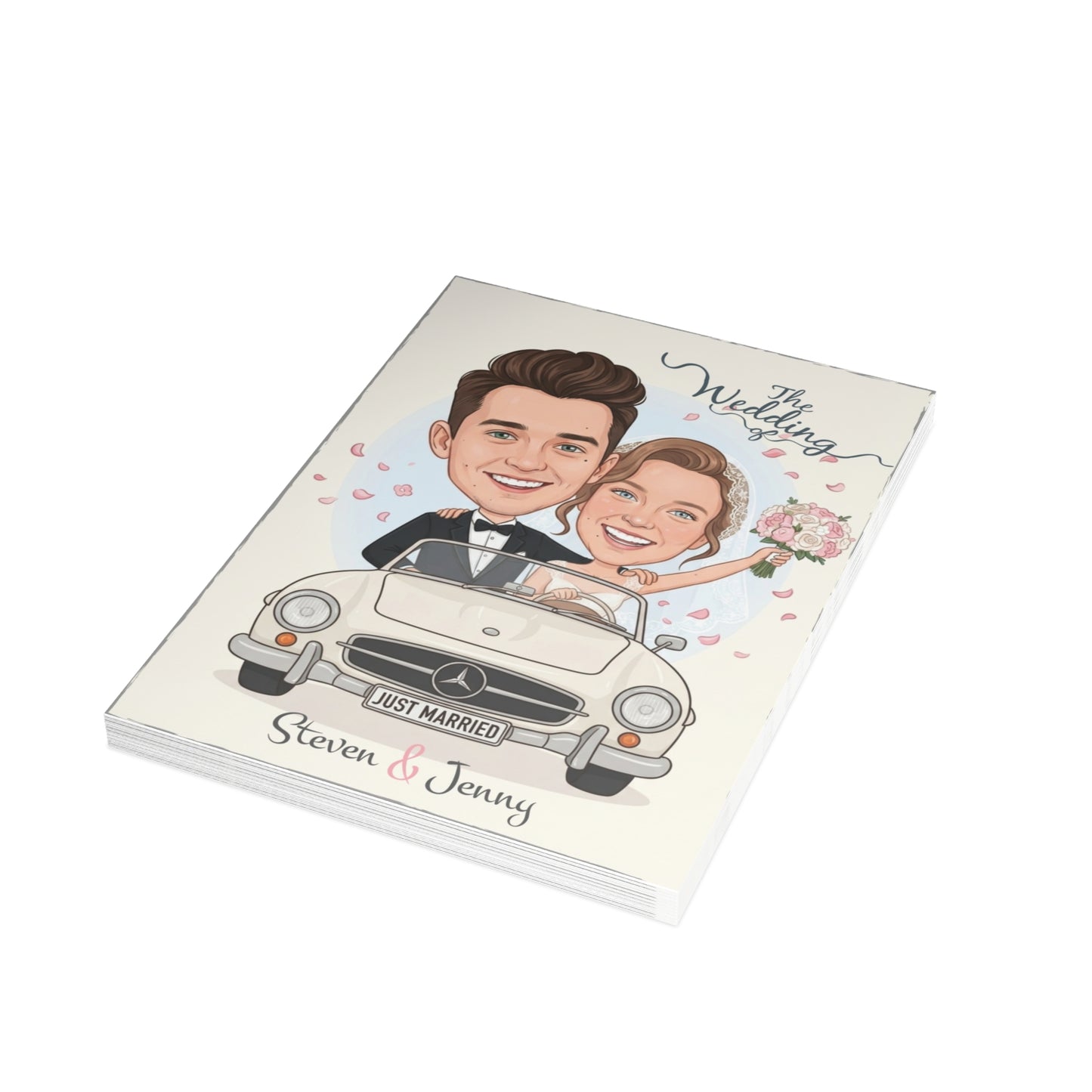 Copy of Create a cartoon wedding invitation