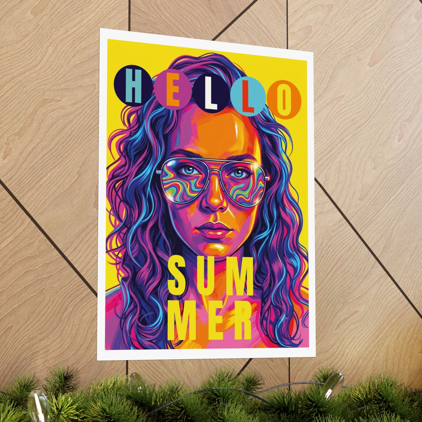Neo-pop art style personalized Matte Vertical Posters