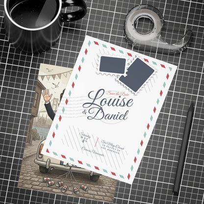 Personalized wedding invitation, Just Married Istanbul