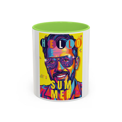 Copy of Neo-pop art style personalized Colorful Mugs Man (11oz, 15oz)