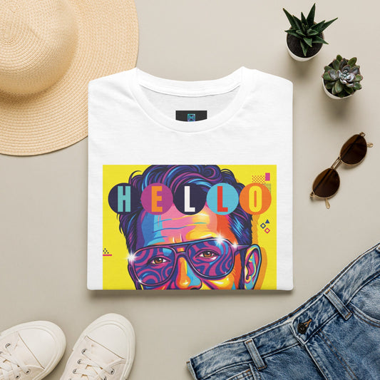 Neo-pop art style personalized t-shirt for man