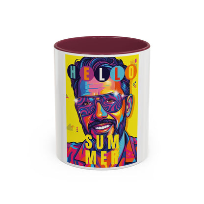 Copy of Neo-pop art style personalized Colorful Mugs Man (11oz, 15oz)