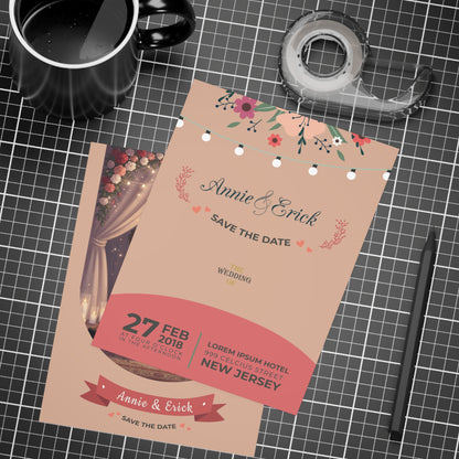 Personalized wedding invitation, marriage proposal