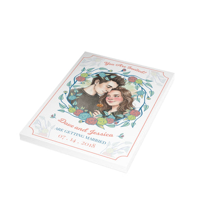 Personalized wedding invitation, for two lovers
