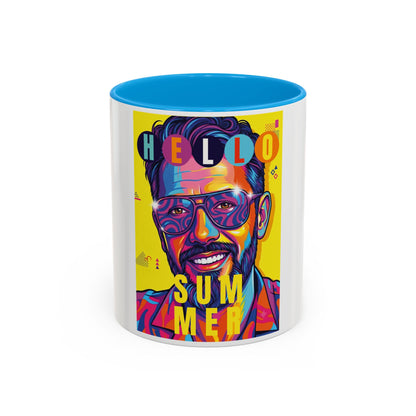 Copy of Neo-pop art style personalized Colorful Mugs Man (11oz, 15oz)