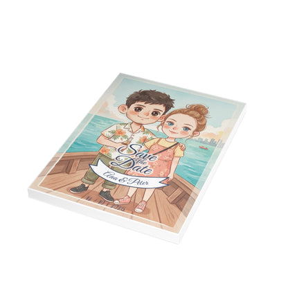 Create a cartoon wedding invitation