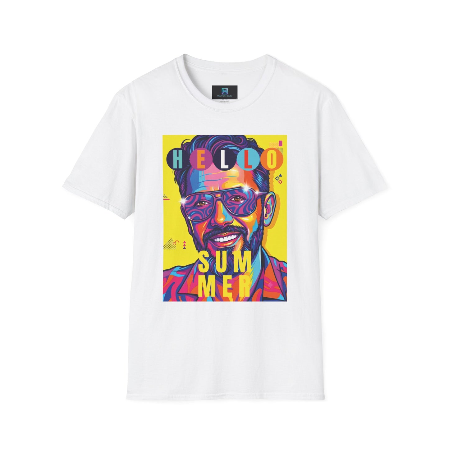 Neo-pop art style personalized t-shirt for man