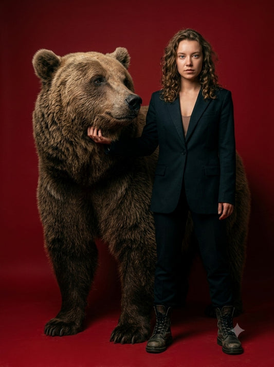 Anime Portraits - Bear and Woman