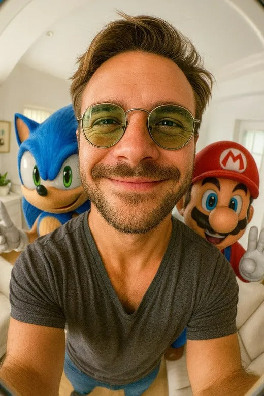 Anime Portraits - Sonic and Mario