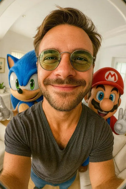 Anime Portraits - Sonic and Mario
