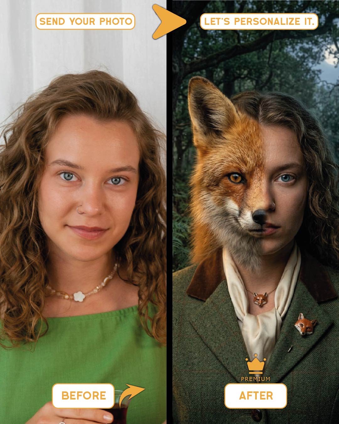 Anime Portraits - Fox Woman