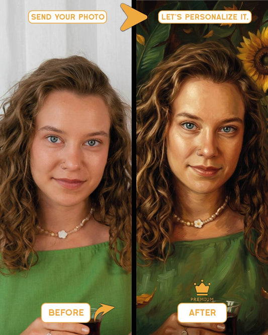Imitation Portraits – Oil Painting Autumn
