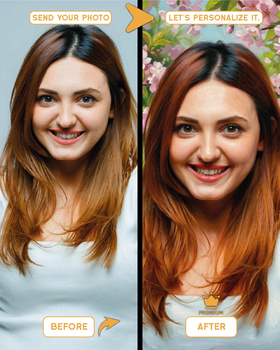 Imitation Portraits – Oil Painting Spring