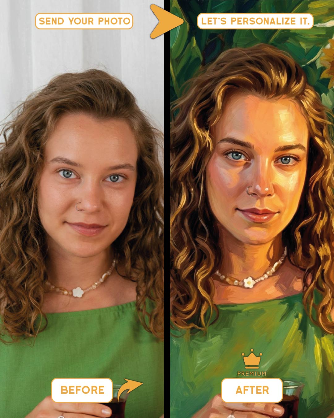 Imitation Portraits – Oil Painting Summer