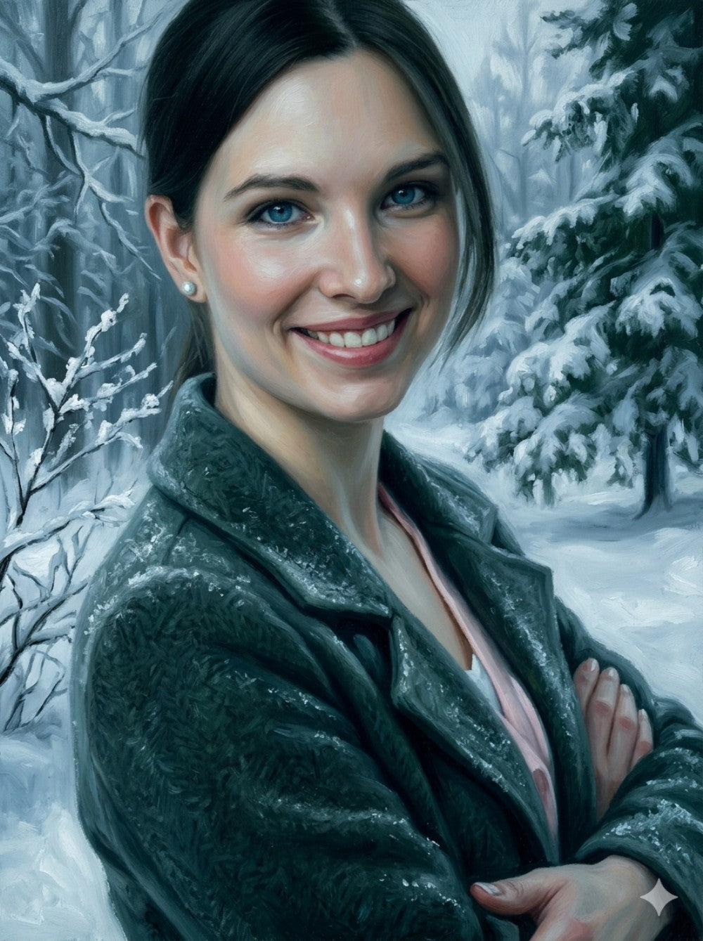 Imitation Portraits – Oil Painting Winter