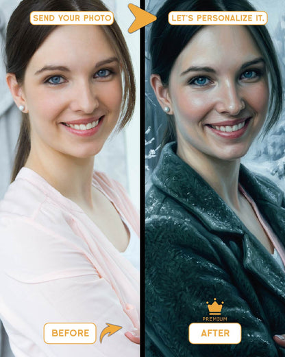 Imitation Portraits – Oil Painting Winter