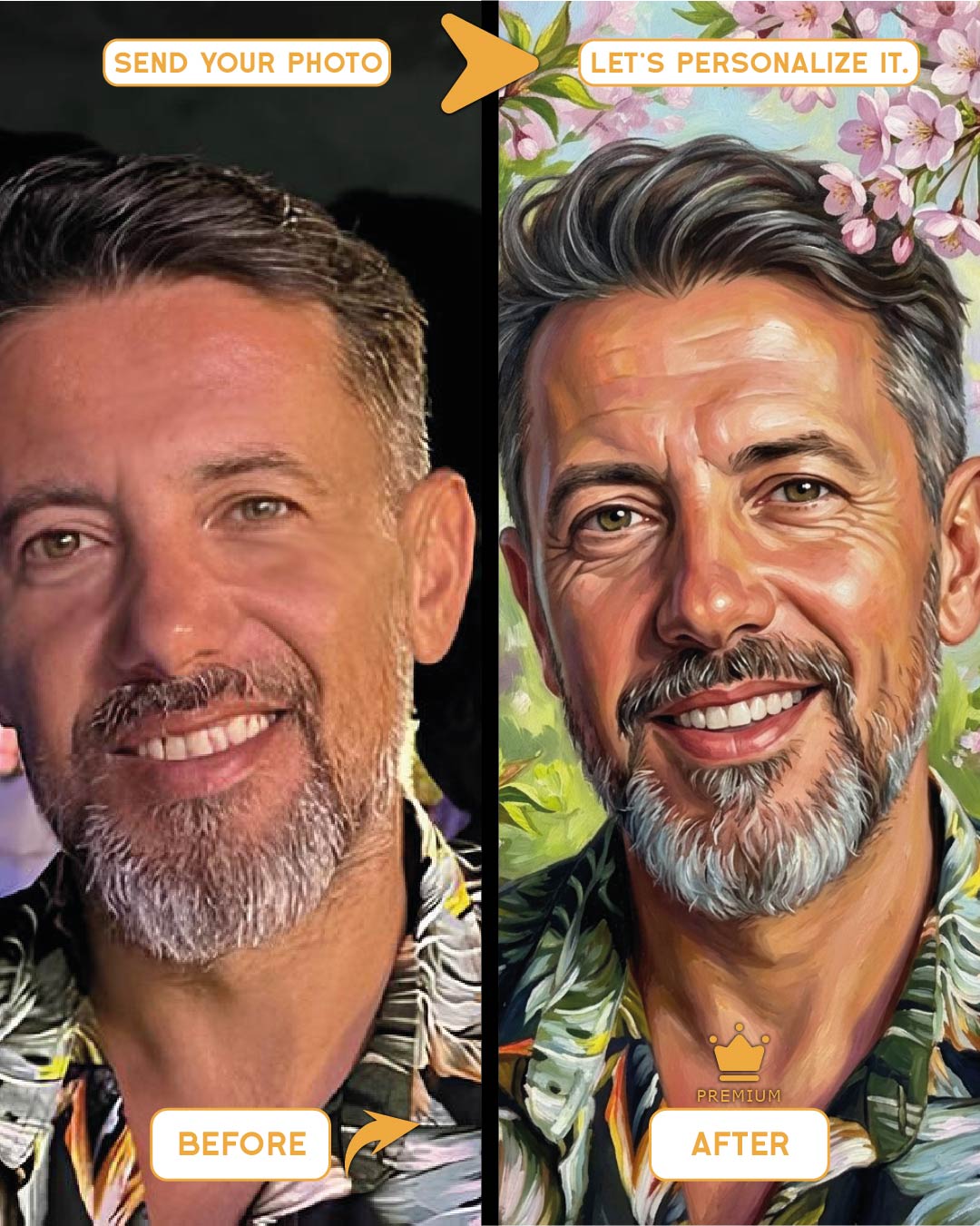 Imitation Portraits – Oil Painting Spring