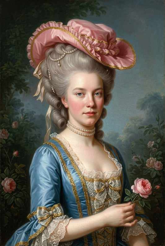 Imitation Portraits – Marie Antoinette with a Rose