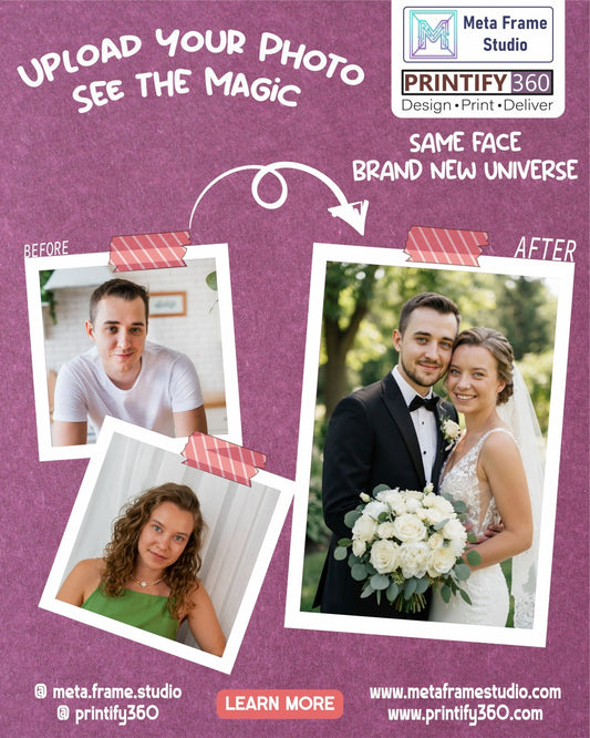 Personalized wedding invitation with video, bride and groom classic black invitation