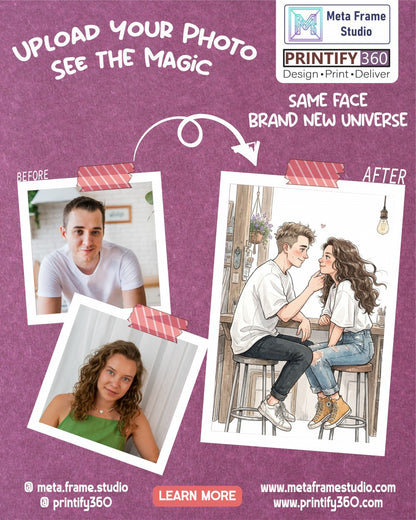 Personalized wedding invitation, college sweetheart style