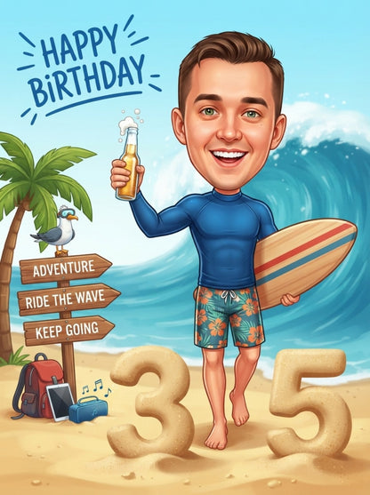 Surfer's Birthday