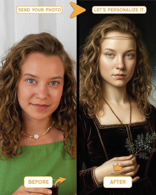 Imitation Portraits – inspired by Leonardo da Vinci