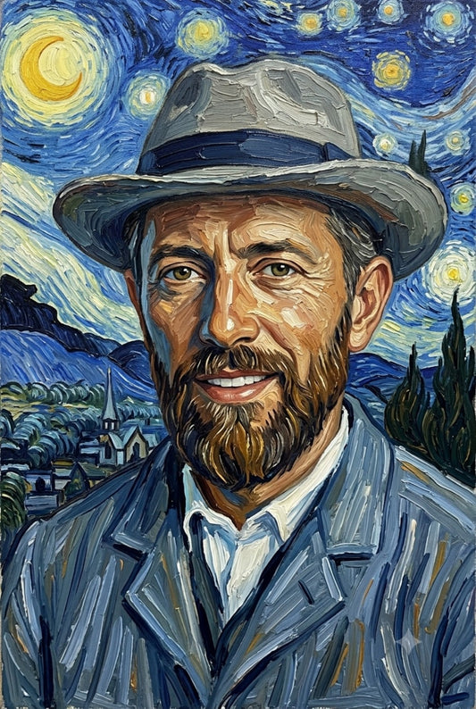 Imitation Portraits – inspired by Vincent Van Gogh