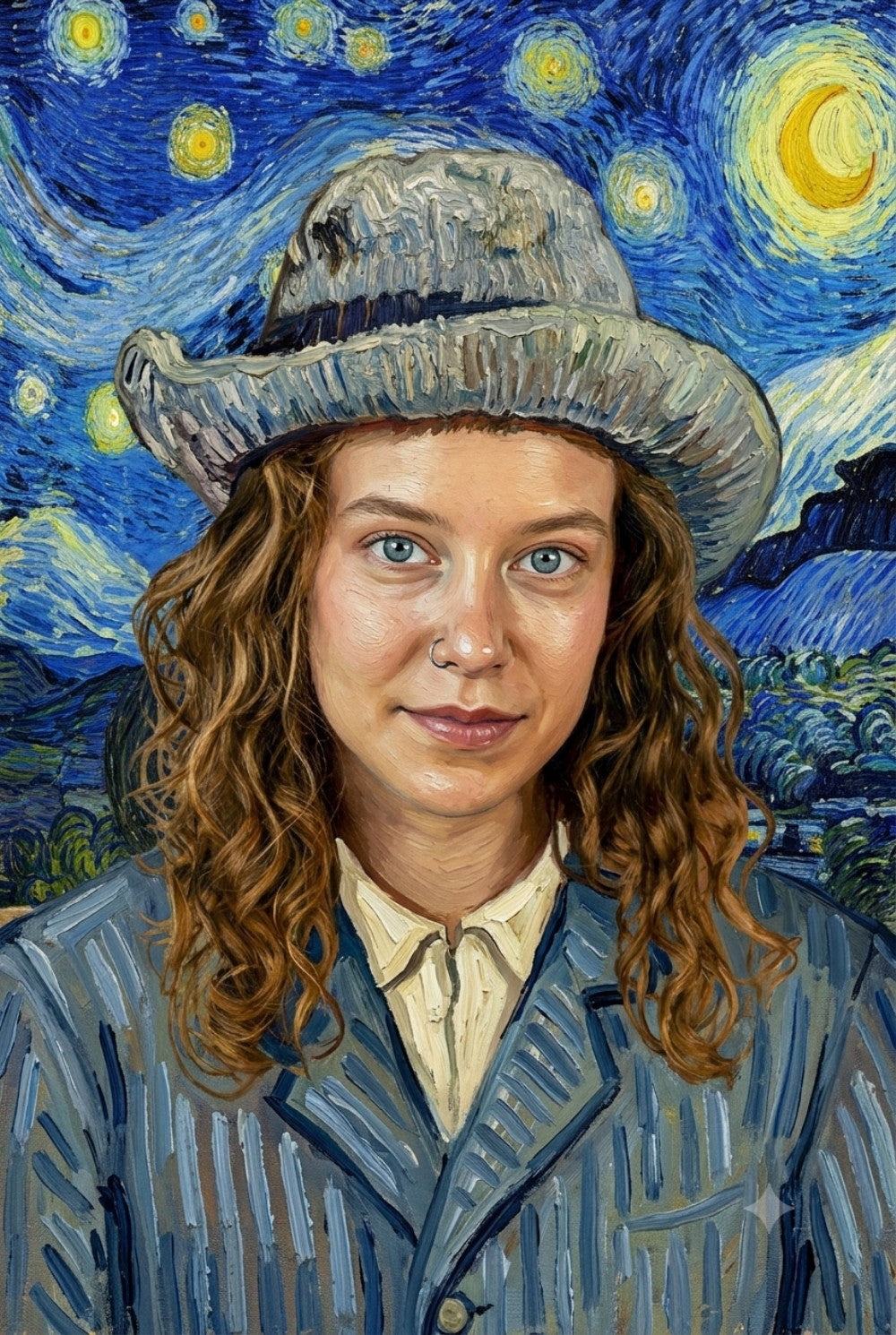 Imitation Portraits – inspired by Vincent Van Gogh