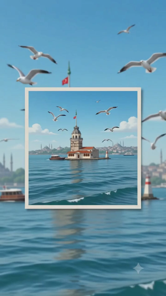 Personalized wedding invitation with video, motorcycle lovers in Istanbul